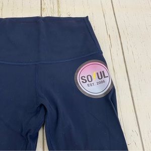 Lululemon Align Leggings Navy Soul Cycle - Size 4